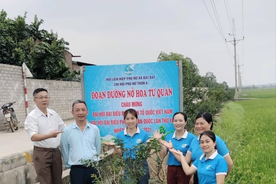 Phụ nữ xã Bất Bạt khẳng định vai trò nòng cốt trong tạo dựng quê hương văn minh