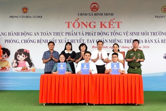 Xã Bình Minh: Phát động vệ sinh môi trường, phòng chống sốt xuất huyết