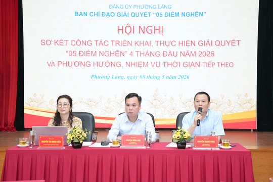 Phường Láng: Dấu ấn 4 tháng gỡ "5 điểm nghẽn" dân sinh