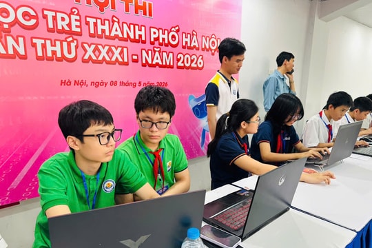 Hơn 1.600 tài năng trẻ Thủ đô tranh tài Hội thi Tin học trẻ năm 2026