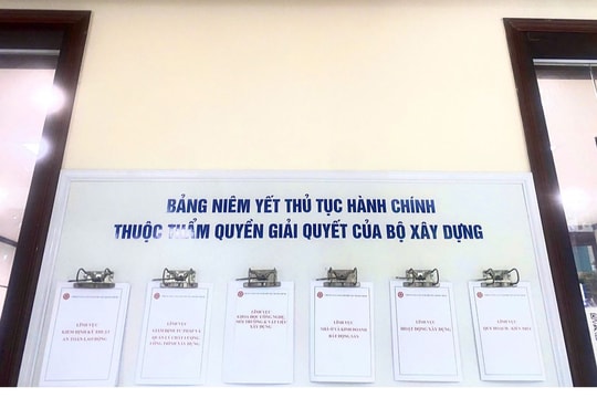 Bộ Xây dựng dự kiến bãi bỏ, đơn giản hóa 157 thủ tục hành chính
