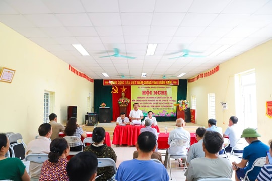 Xã Thượng Phúc: Tạo đồng thuận trong di chuyển, quy tập mộ phục vụ dự án Khu đô thị thể thao Olympic