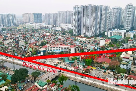 Phường Tương Mai phấn đấu hoàn thành giải phóng mặt bằng đường Lĩnh Nam trước 30-6