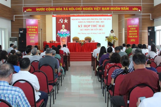 HĐND phường Phú Thượng xem xét nhiều nội dung quan trọng về giám sát, đầu tư công