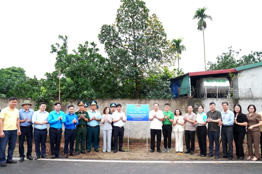 Xã Đan Phượng: Khánh thành công trình “Hàng cây thanh niên”, tạo điểm nhấn cảnh quan nông thôn