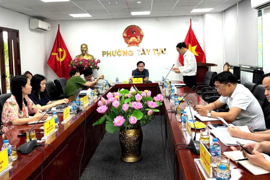 Phường Tây Tựu phấn đấu giải ngân đầu tư công đạt 30% trong tháng 5-2026
