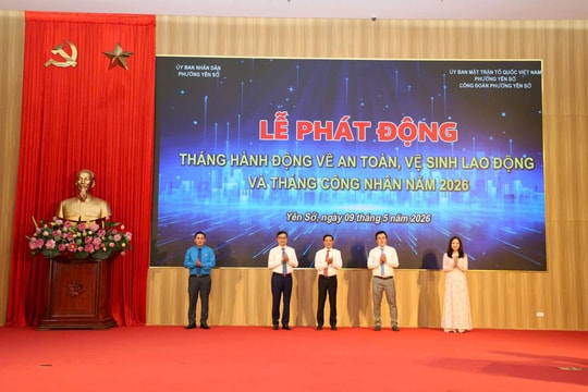 Yên Sở: Phát động Tháng Công nhân và Tháng hành động về An toàn, vệ sinh lao động năm 2026