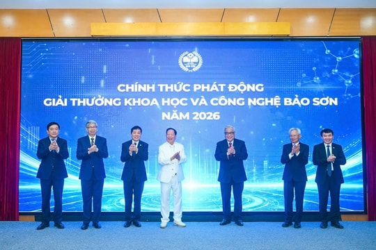Phát động Giải thưởng Khoa học và Công nghệ Bảo Sơn 2026: Tìm kiếm các công trình đột phá vì tương lai bền vững