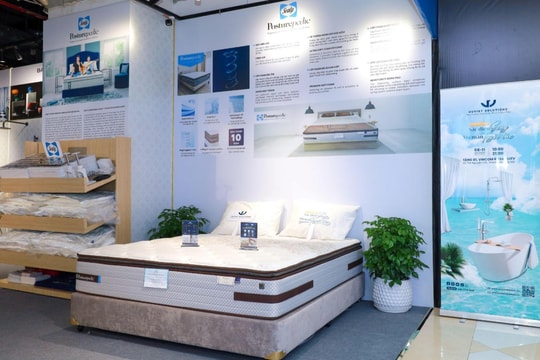 Không gian 12.000m² tại Royal City có thêm sự góp mặt của thương hiệu đệm Sealy