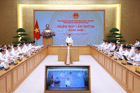 Thủ tướng Lê Minh Hưng: Tạo chuyển biến thực chất trong phát triển khoa học công nghệ, đổi mới sáng tạo và chuyển đổi số