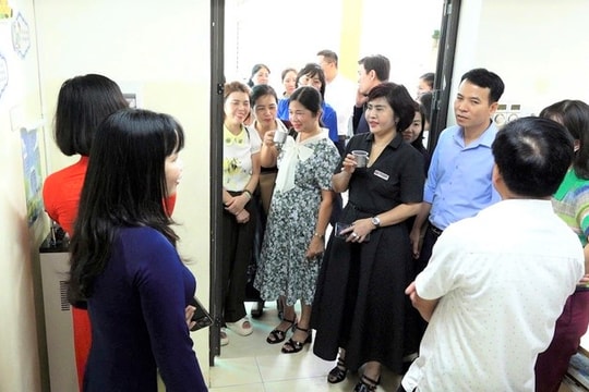 Bình Minh: Ra mắt mô hình nước sạch học đường tại Trường THCS Cao Viên