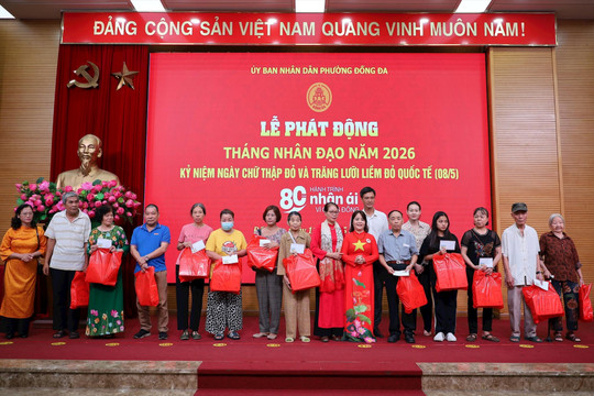 Phường Đống Đa phát động Tháng Nhân đạo và triển khai vận động hiến máu tình nguyện năm 2026