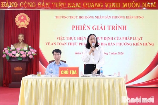Phường Kiến Hưng nâng cao hiệu quả quản lý an toàn thực phẩm trên địa bàn