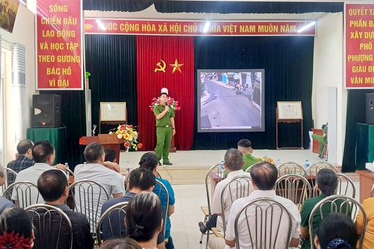Xã Đan Phượng: Tuyên truyền, phổ biến pháp luật về phòng chống ma túy, an toàn giao thông
