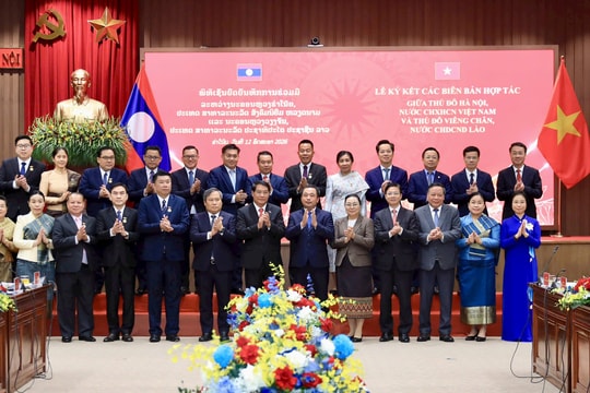 Hà Nội - Viêng Chăn tăng cường hợp tác, thúc đẩy triển khai Thỏa thuận 2026-2030