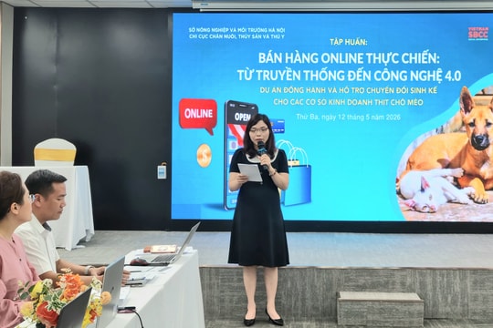 Bán hàng online trực tuyến - hướng chuyển đổi sinh kế cho các cơ sở kinh doanh thịt chó, mèo