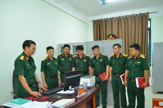 Xây dựng nền nếp chính quy tại Ban Chỉ huy quân sự cấp xã