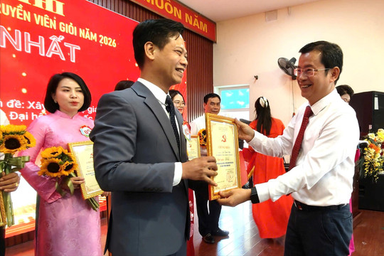 Xã Đoài Phương: Chung khảo Hội thi Báo cáo viên, tuyên truyền viên giỏi năm 2026