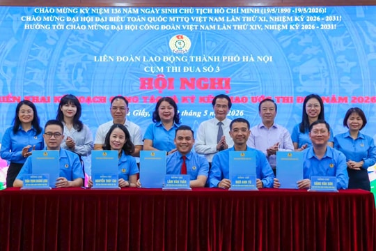 Cụm thi đua số 03 triển khai nhiệm vụ công tác, ký kết giao ước thi đua năm 2026