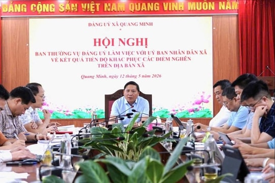 Xã Quang Minh khẩn trương tháo gỡ 5 “điểm nghẽn”, tạo động lực phát triển