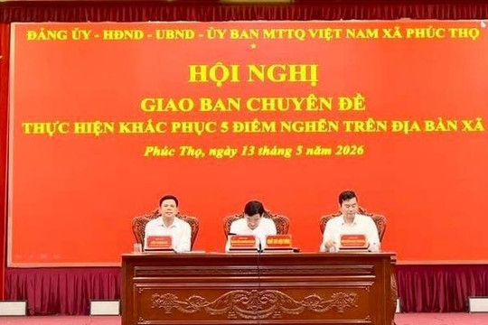 Xã Phúc Thọ tập trung tháo gỡ các “điểm nghẽn”
