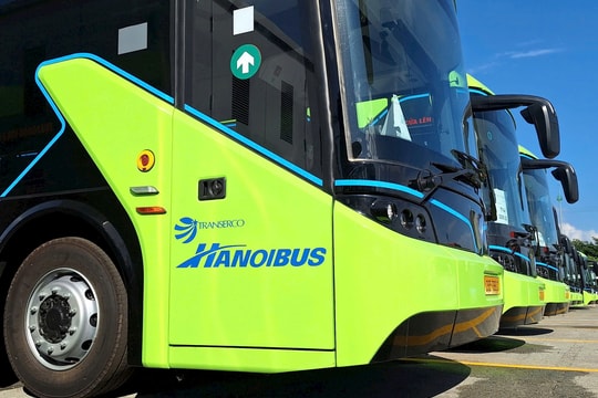 Transerco thay thế xe buýt điện trên tuyến 54 (Long Biên – Bắc Ninh)