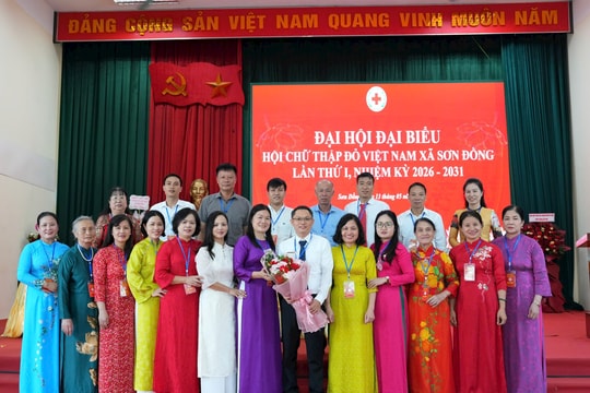 Đại hội Hội Chữ thập đỏ xã Sơn Đồng lần thứ I thành công tốt đẹp
