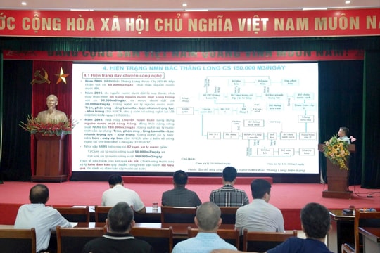 Xã Thiên Lộc lấy ý kiến điều chỉnh quy hoạch Nhà máy nước Bắc Thăng Long