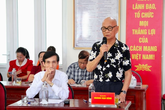 Phường Phú Thượng lấy ý kiến đánh giá tác động môi trường Dự án Công viên công cộng
