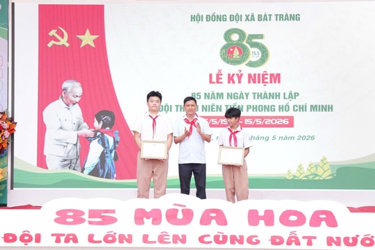 Xã Bát Tràng kỷ niệm 85 năm Ngày thành lập Đội TNTP Hồ Chí Minh