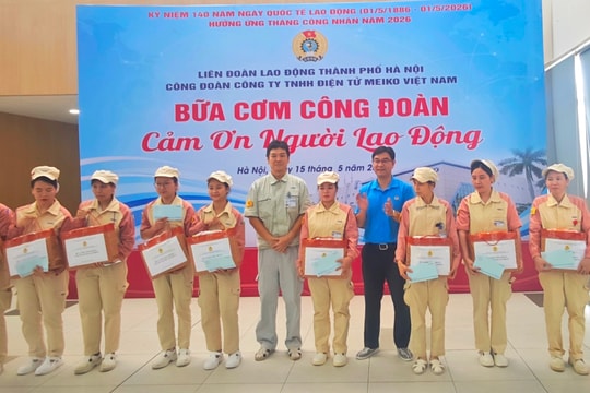 “Bữa cơm Công đoàn”: Gắn kết, sẻ chia từ những điều giản dị