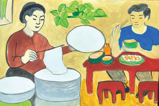 Bánh cuốn, nhịp thở chậm của phố phường