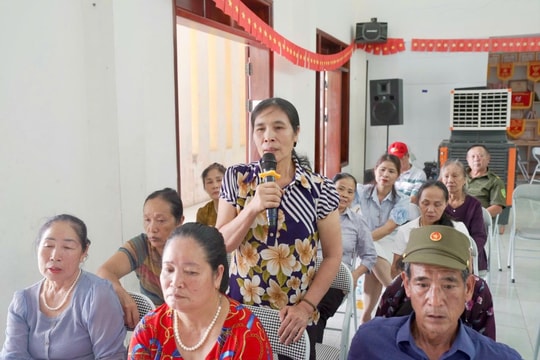 Cử tri Thiên Lộc kiến nghị nhiều vấn đề dân sinh trước kỳ họp HĐND xã
