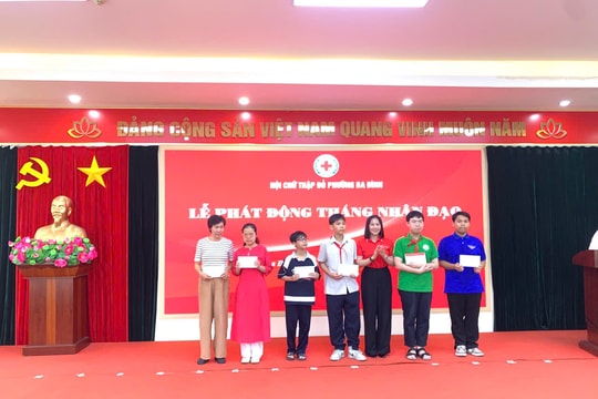 Phường Ba Đình lan tỏa tinh thần sẻ chia trong Tháng Nhân đạo 2026