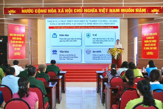 Phường Phú Thượng: Quán triệt Nghị quyết Đại hội XIV của Đảng đến cán bộ mặt trận