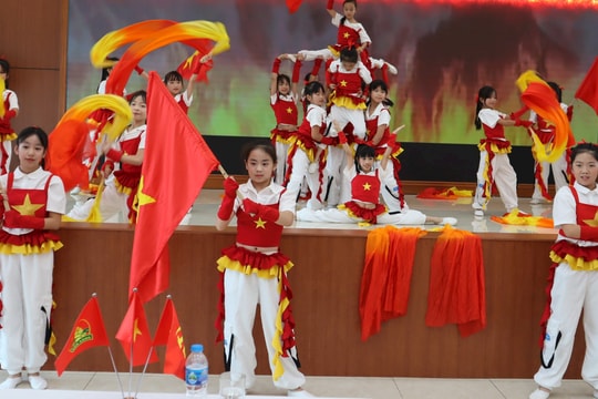 Đội viên phường Tây Tựu tự tin, sáng tạo trong hành trình mới