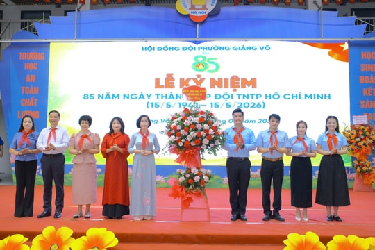 Phường Giảng Võ: Nhiều đổi mới trong phương thức hoạt động Đội