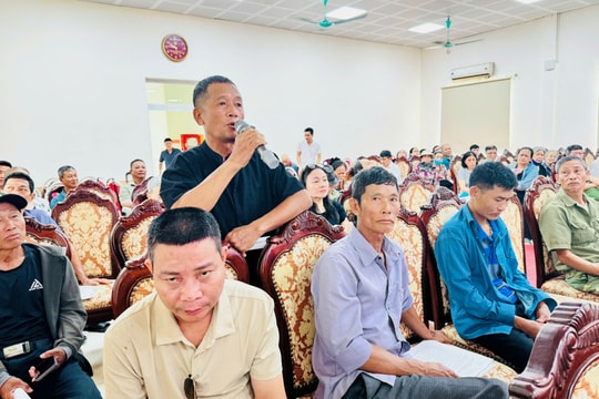 Đồng thuận của người dân đẩy nhanh giải phóng mặt bằng ở xã Nam Phù