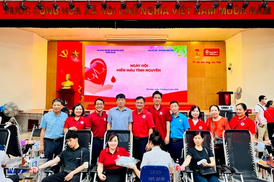 Phường Yên Hòa lan tỏa nghĩa cử cao đẹp trong Ngày hội hiến máu tình nguyện năm 2026