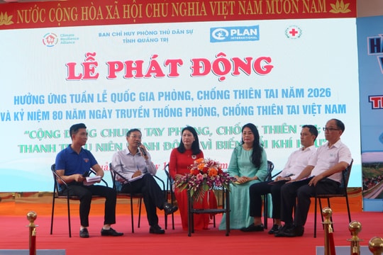 Quảng Trị phát động Tuần lễ Quốc gia phòng, chống thiên tai năm 2026