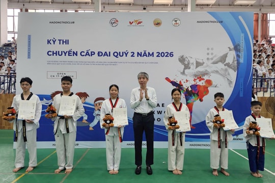 Kỳ thi chuyển cấp Taekwondo Thủ đô: Nuôi dưỡng tinh thần thượng võ từ cơ sở