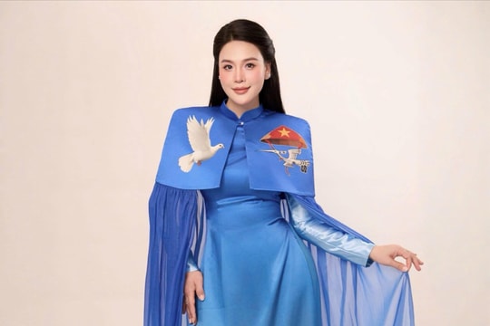 Ca sĩ Nhật Huyền lan tỏa tinh thần Việt Nam qua “Màu của đất nước – Màu của hòa bình”