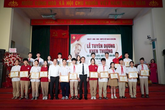 Xã Sơn Đồng tuyên dương học sinh tiêu biểu năm học 2025-2026