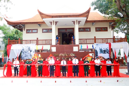 Xã Thượng Phúc: Khánh thành dự án tu bổ, tôn tạo Nhà lưu niệm Chủ tịch Hồ Chí Minh