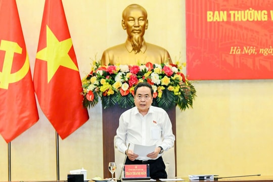 Chủ tịch Quốc hội Trần Thanh Mẫn chủ trì Hội nghị Ban Thường vụ Đảng ủy Quốc hội