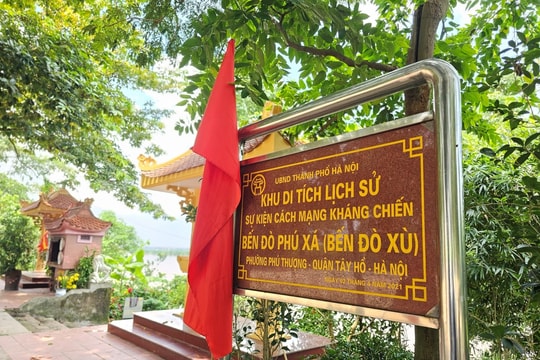Bến đò Phú Xá - nơi ghi dấu chân Bác