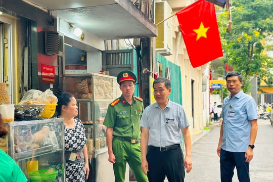 Phường Cửa Nam tăng cường công tác bảo đảm trật tự đô thị