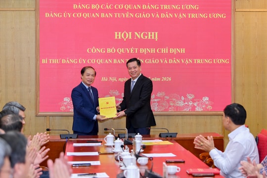Đồng chí Phạm Tất Thắng giữ chức Bí thư Đảng ủy cơ quan Ban Tuyên giáo và Dân vận Trung ương