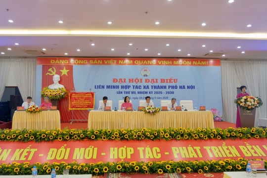 Đại hội đại biểu Liên minh Hợp tác xã thành phố Hà Nội lần thứ VII, nhiệm kỳ 2025-2030