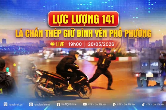 [TRỰC TIẾP] Chương trình thời sự: Lực lượng 141 - Lá chắn thép giữ bình yên phố phường